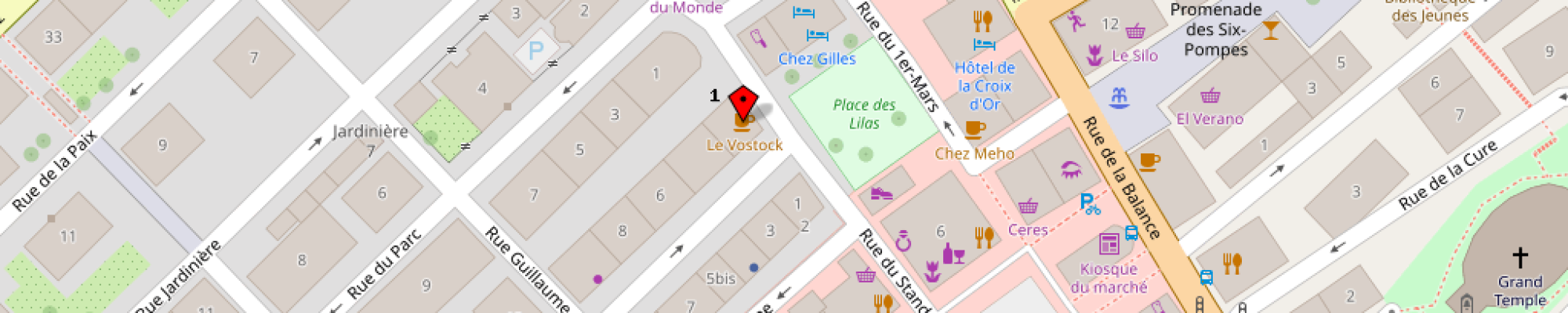 Cette carte indique le Vostok 